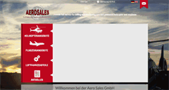 Desktop Screenshot of aerosales.de